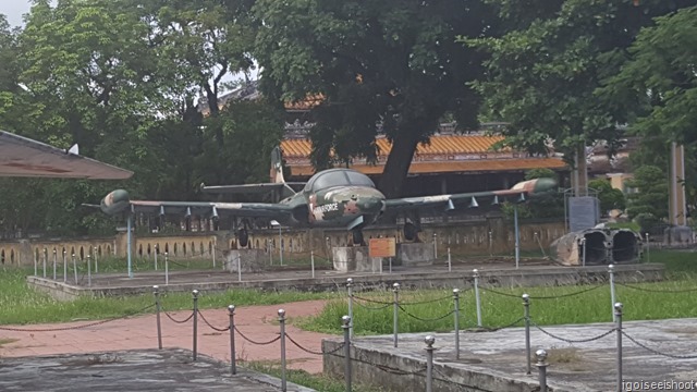 US-built A37 Dragonfly at the Hue War Museum.