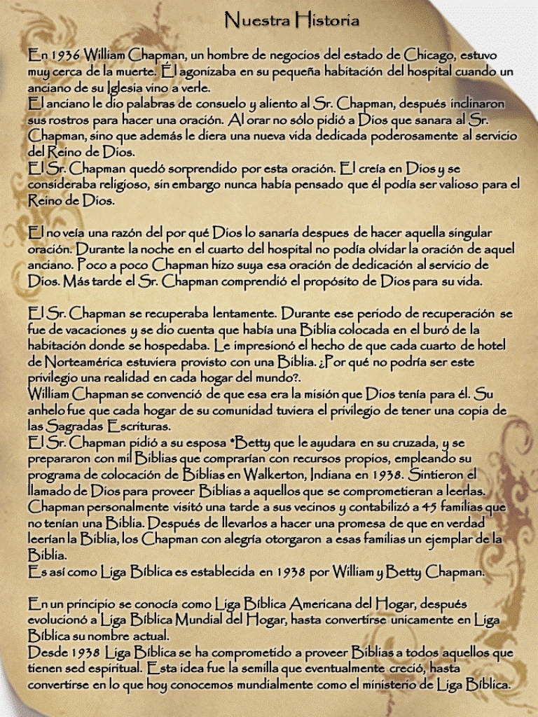 NUESTRA HISTORIA