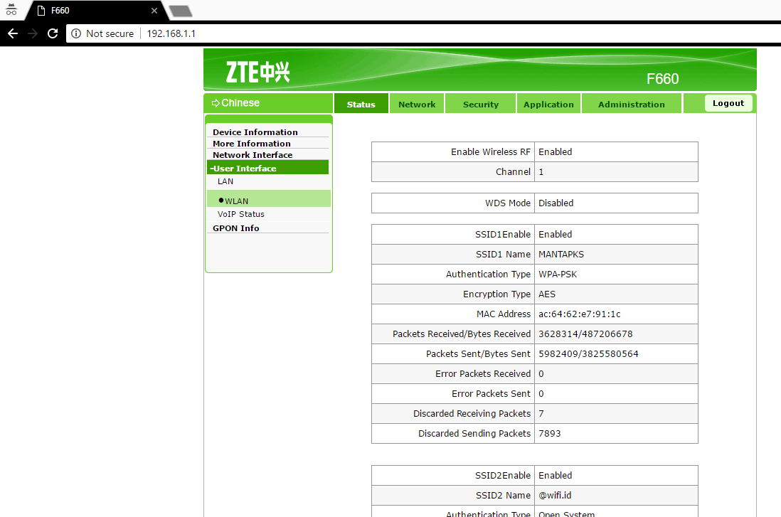 Password Router Indihome Zte : Kumpulan Password ZTE F609 ...