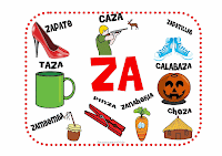 Resultado de imagen de PALABRAS CON ZA ZO ZU
