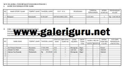 Download Format Aplikasi KP4 PNS Terbaru - Galeriguru.net
