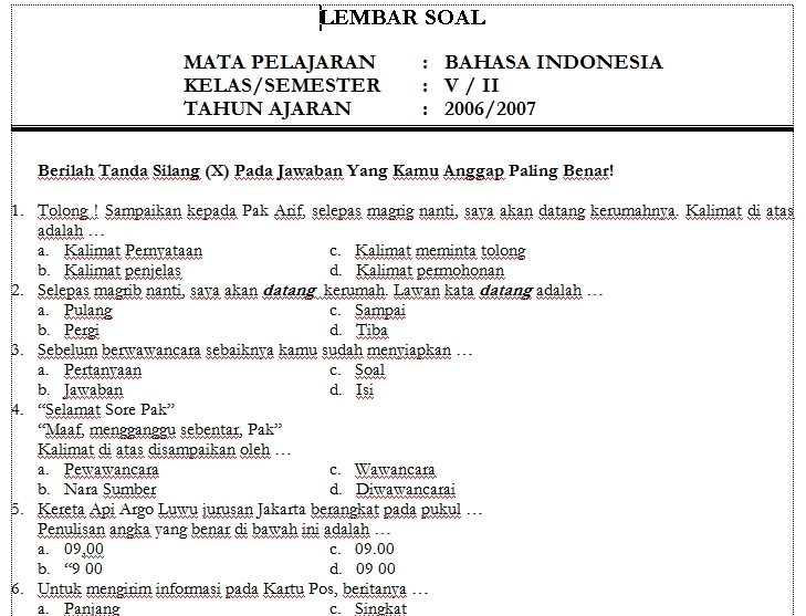 Kumpulan Soal Uas Ipa Sd Kelas 2 Semester 2  abilityloadfree