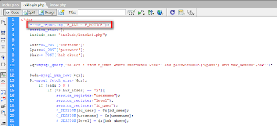 Cara mengatasi Error Undefined di ExeOutput for PHP