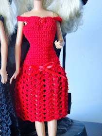 Vestidos e Sapatos de Crochê Para Barbie - Por Pecunia MillioM