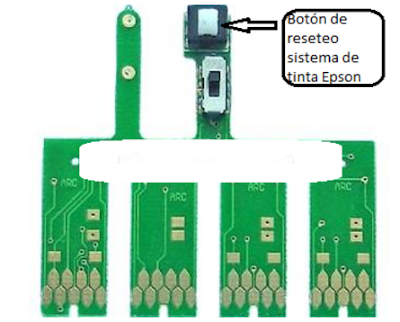 How to reset the continuous ink system on the epson printer