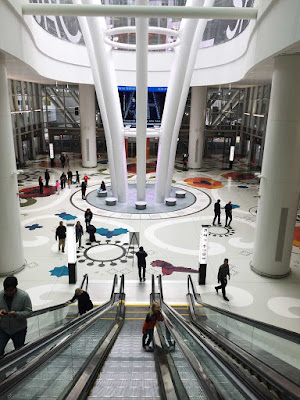 SF Transbay Center interior atrium