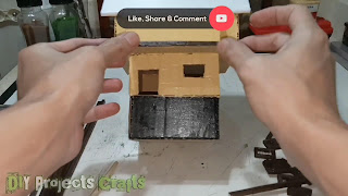 How to Build Miniature Medieval House Village Inn