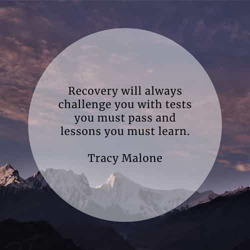 Recovery inspiration quotes on recuperating and healing
