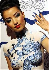 japanesse body painting