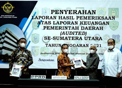 Pemkab Asahan Kembali Raih Predikat Opini WTP dari BPK RI