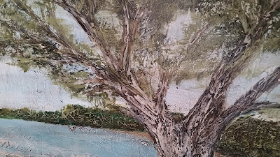tree on beach painting