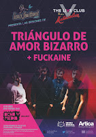 Concierto de Triángulo de amor bizarro y Fuckaine en Ochoymedio