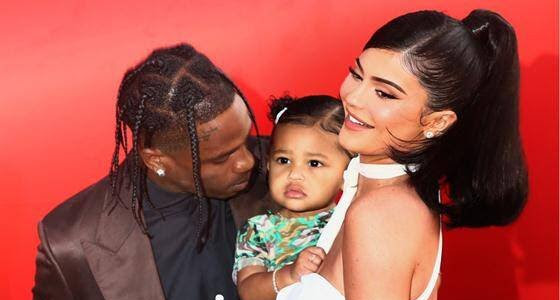 Stormi Webster Has Lovable Water Inflatable Battle With Guardians Kylie Jenner and Travis Scott 