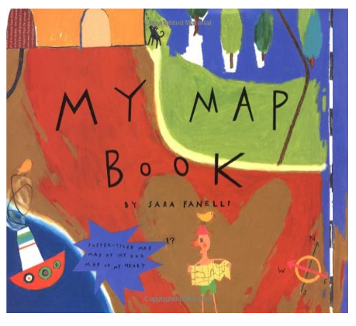 http://www.amazon.com/My-Map-Book-Sara-Fanelli/dp/0060264551/ref=sr_1_1?ie=UTF8&qid=1426463711&sr=8-1&keywords=my+map+book