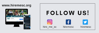 Hire Me SC internet and social media contact information image