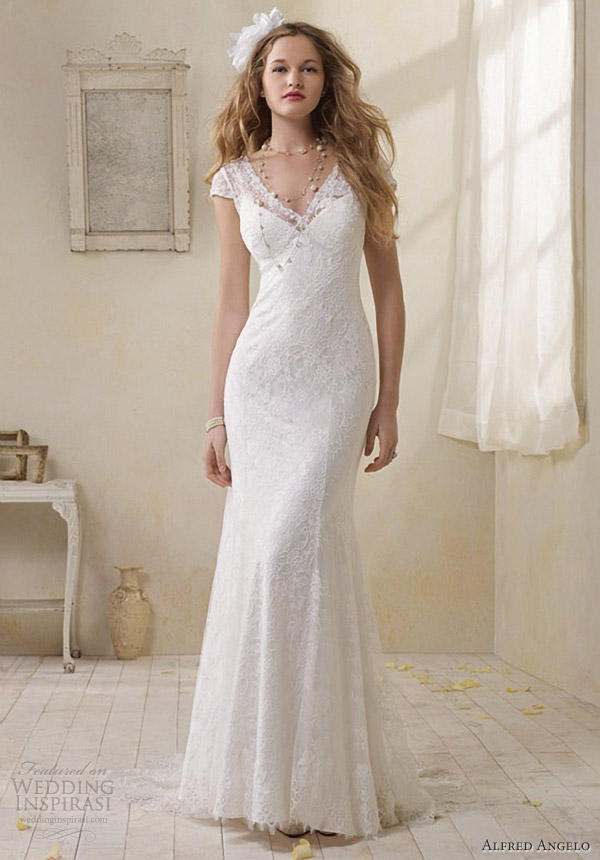 Modern Vintage Bridal wedding dress 1