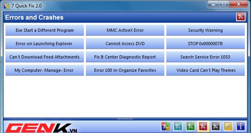 Sửa nhanh 108 lỗi thường gặp trong Windows 7