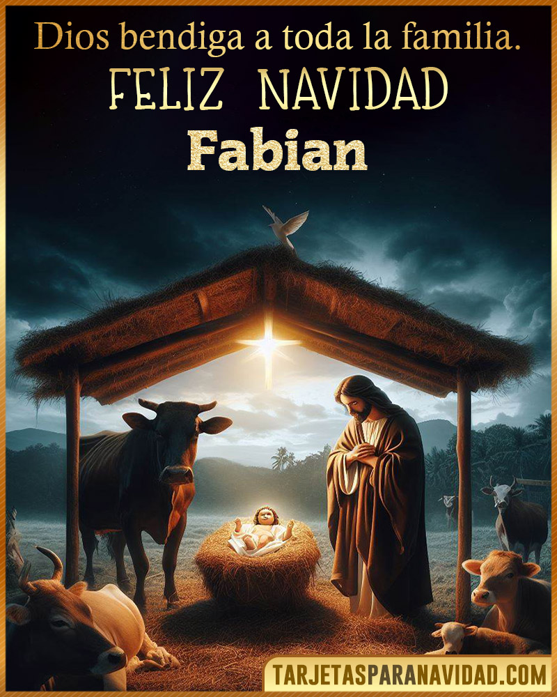 Feliz Navidad Fabian