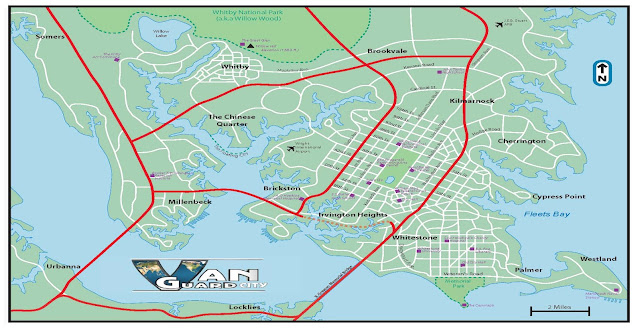 The Vanguard City Map