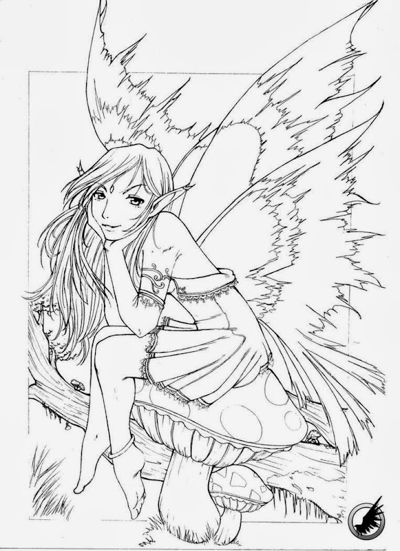 free printable fairy coloring pages in pdf title=