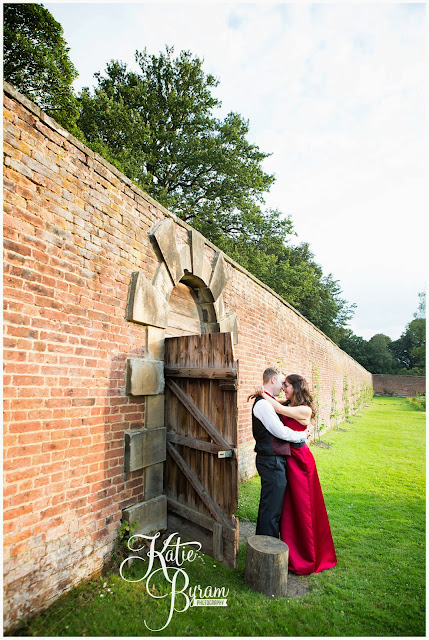 gibside wedding, national trust wedding, katie byram photography, woodland wedding, humanist wedding, bride in red, red wedding dress, alternative wedding, gibside estate wedding