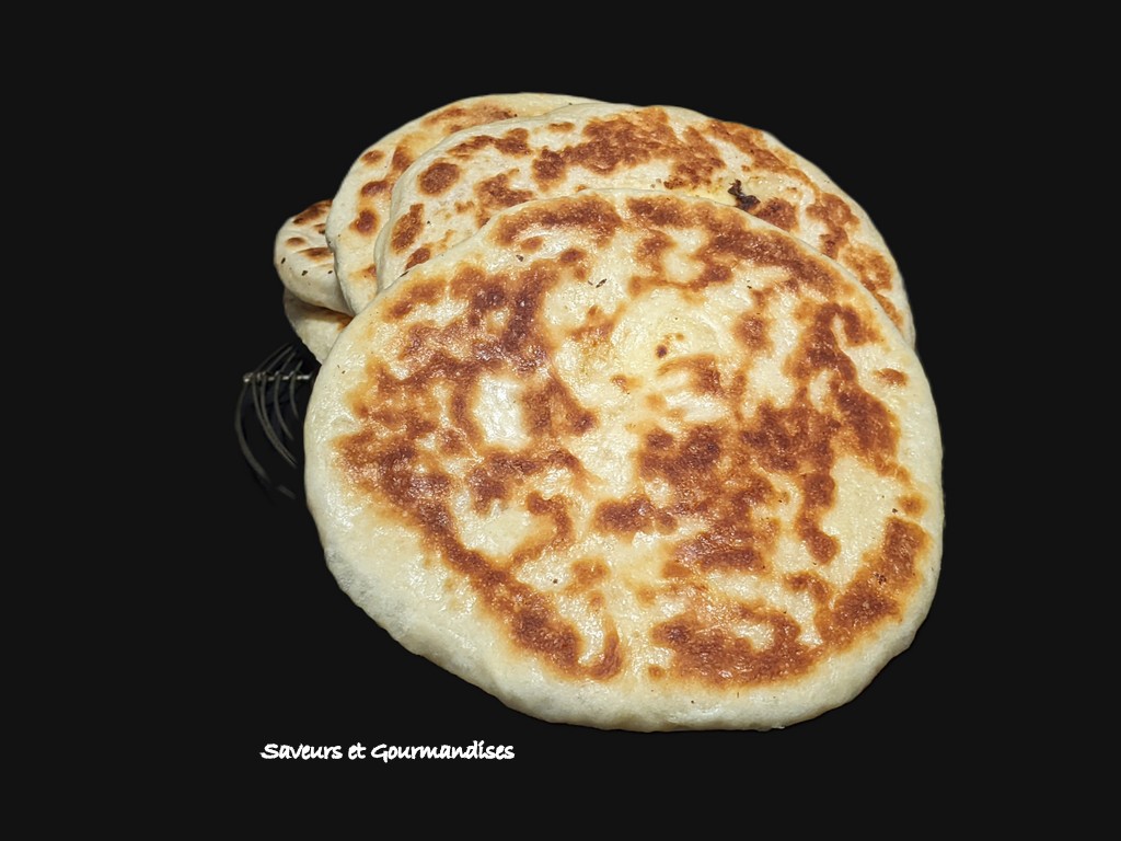 Naans fromage (recette très simple).