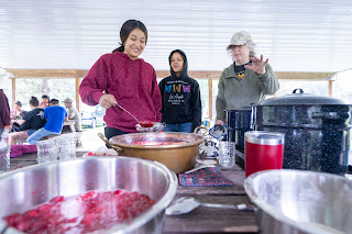 White Earth berry camp