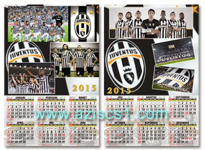 Kalender 2015 Bertema Klub Juventus
