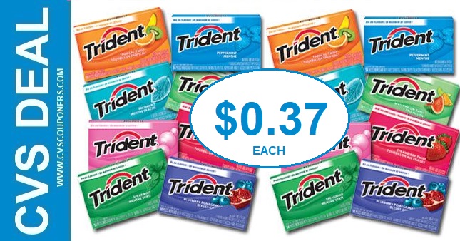 Cheap Trident Stick Gum at CVS 12-8-12-14
