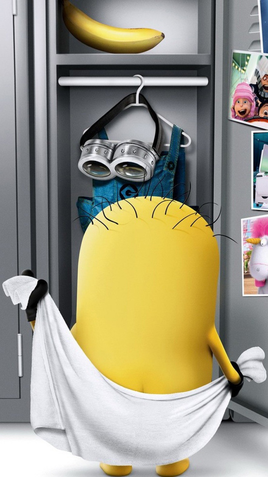 Wallpaper Minion HD Full Layar Lucu Keren Aesthetic Hitam Bob 3D 4K
