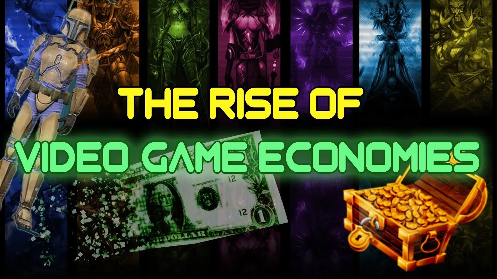 Artwork symbolizing the creative aspects of gaming economies