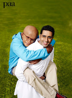 Paa- amitab as 12 years kid and abhisek as father