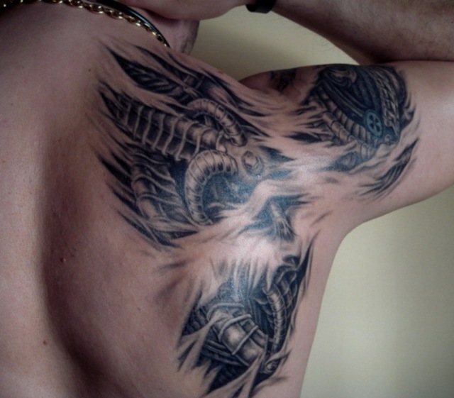 Biomechanical tattoos are rising very fast in 
