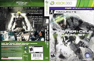 Splinter Cell Blacklist Xbox 360 Capa Dvd Jogos