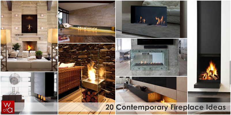 20 Contemporary Fireplace Ideas 