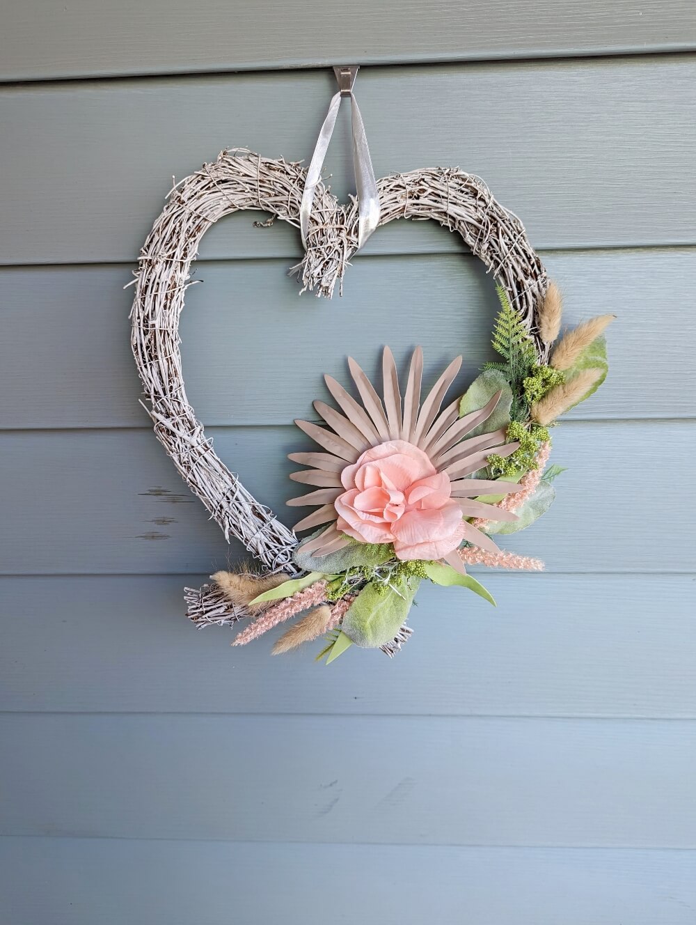 DIY Anthropologie Heart Wreath Dupe
