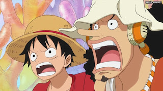 ワンピースアニメ 魚人島編 529話 ルフィ ウソップ | ONE PIECE Episode 529