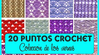 20 Patrones Crochet de Puntos Calados