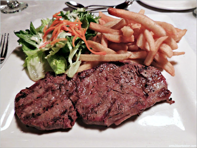 Filete de Ternera en el Restaurante D'Orsay en la Ciudad de Quebec