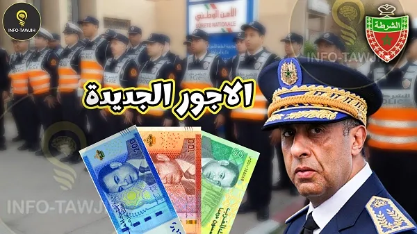 اجور افراد الامن الوطني.