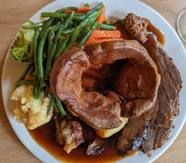 Sunday carvery at the dog friendly lakeside inn, whinfell forest