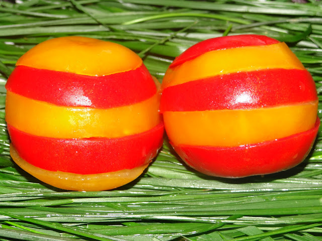pomodori decorati