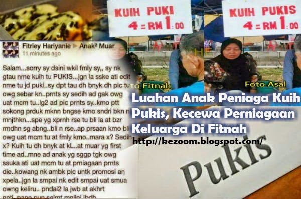 Luahan Anak Peniaga Kuih Pukis, Kecewa Di Fitnah