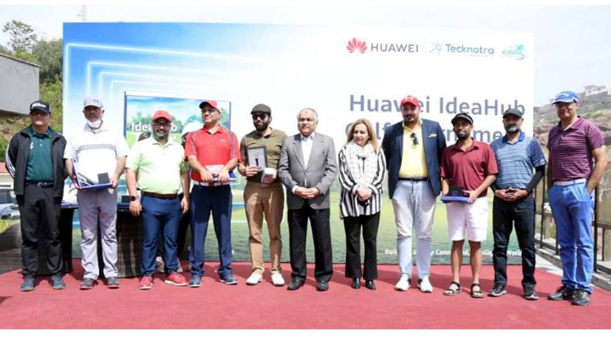 Huawei Pakistan organizes IdeaHub Golf Tournament to promote sports among ICT sector