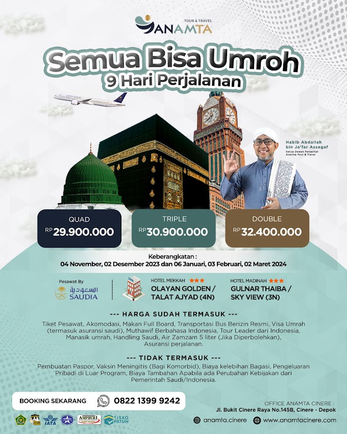 Semua Bisa Umroh Bersama Anamta