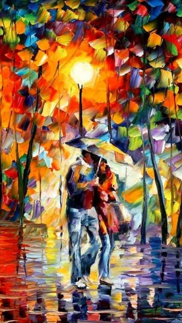 Love Romantic couple Painting