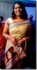 sayanora in saree_pic