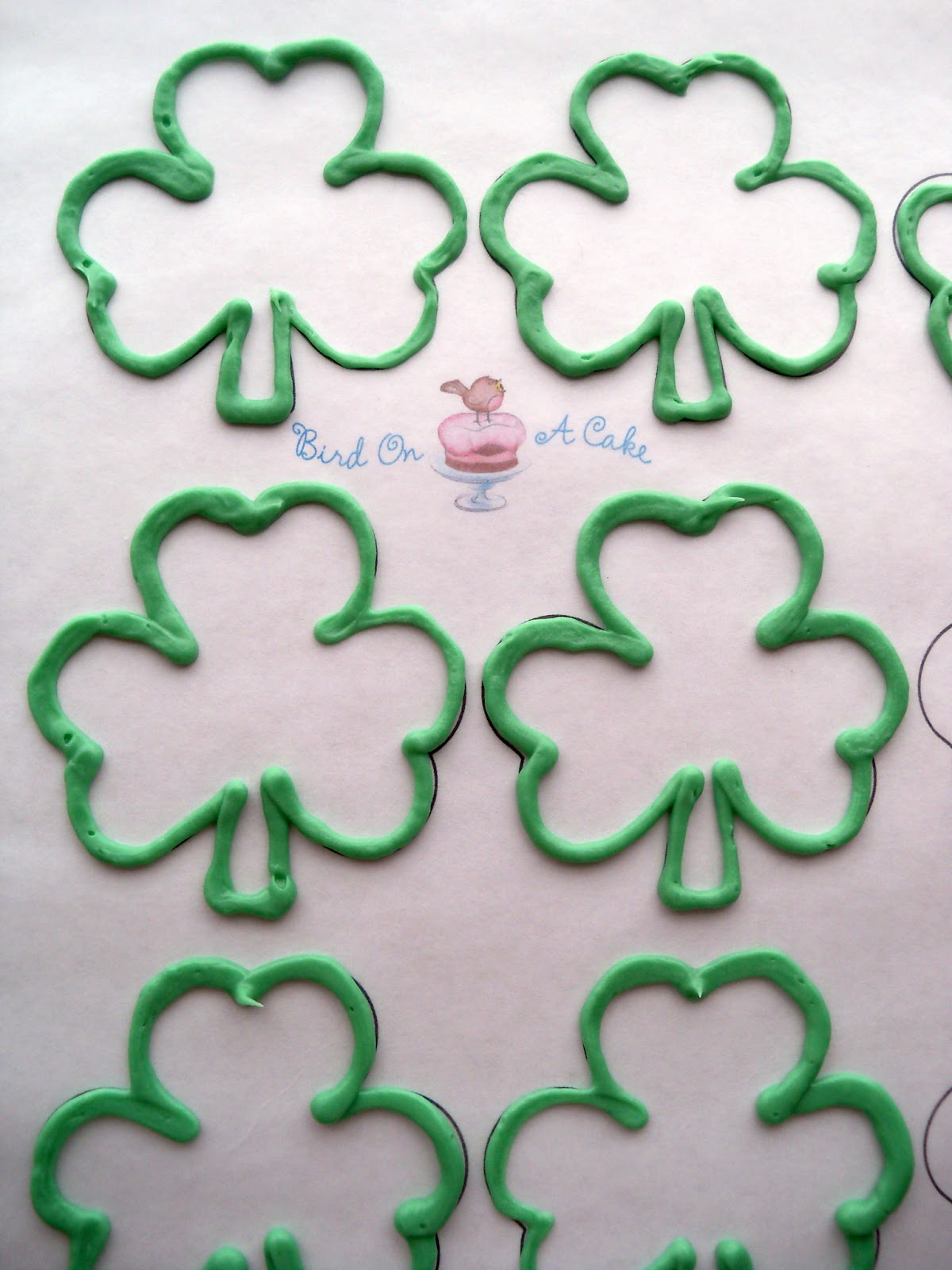 Bird On A Cake: St. Patrick's Day Shamrock Cupcake Toppers
