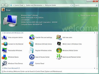 Windows Vista Installation - Welcome Screen
