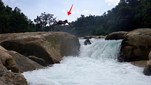 rock diving at the Torpedo Boat Adventure Ride Brgy Tenani Paranas Samar